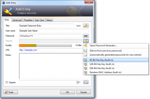 KeePass Example